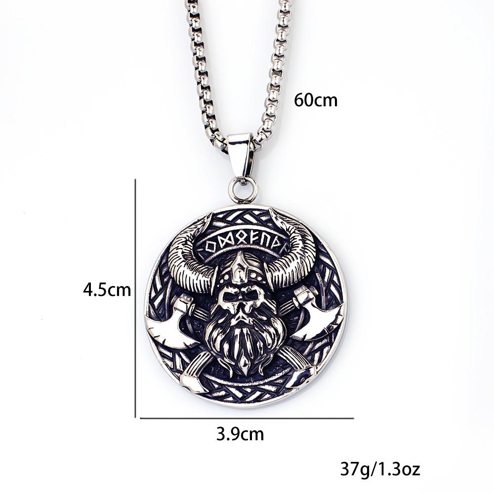 Necklace Retro Nordic Viking Men's Viking Norse Mythology Pendant