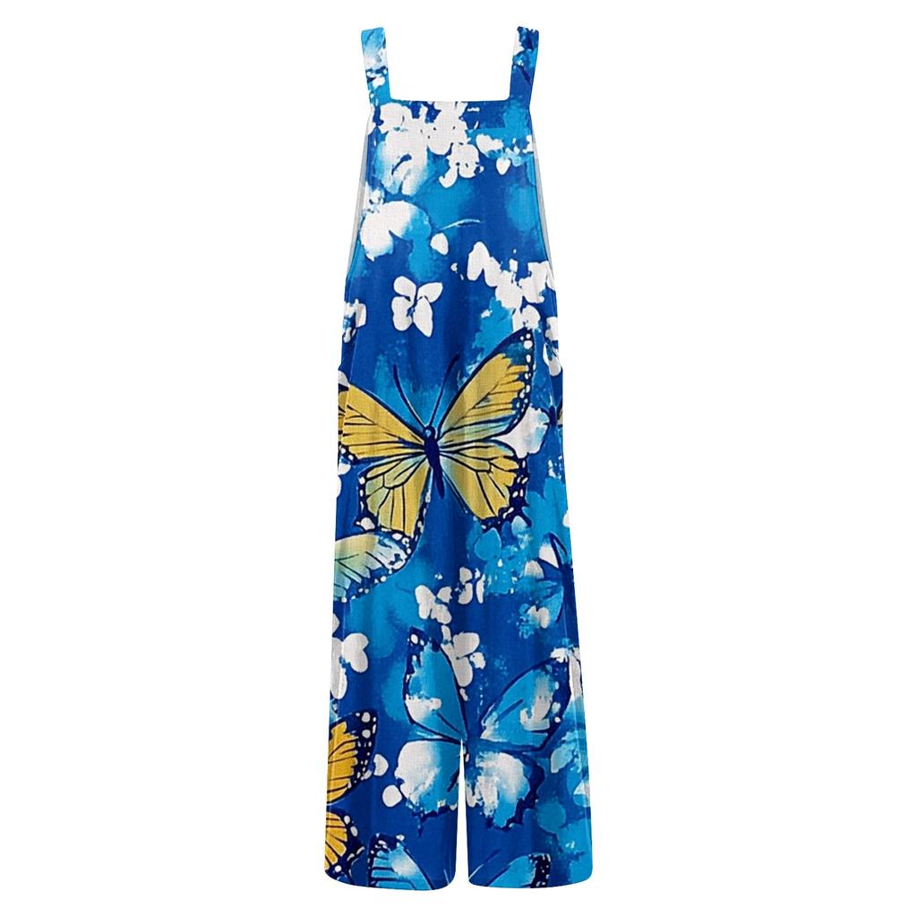 Salopette casual da donna Tute Cinghie regolabili Senza maniche Pagliaccetti estivi carini e comodi con tasca