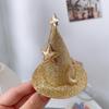 Halloween Wizard Veil Hair Clip with Bat and Pumpkin Headwear