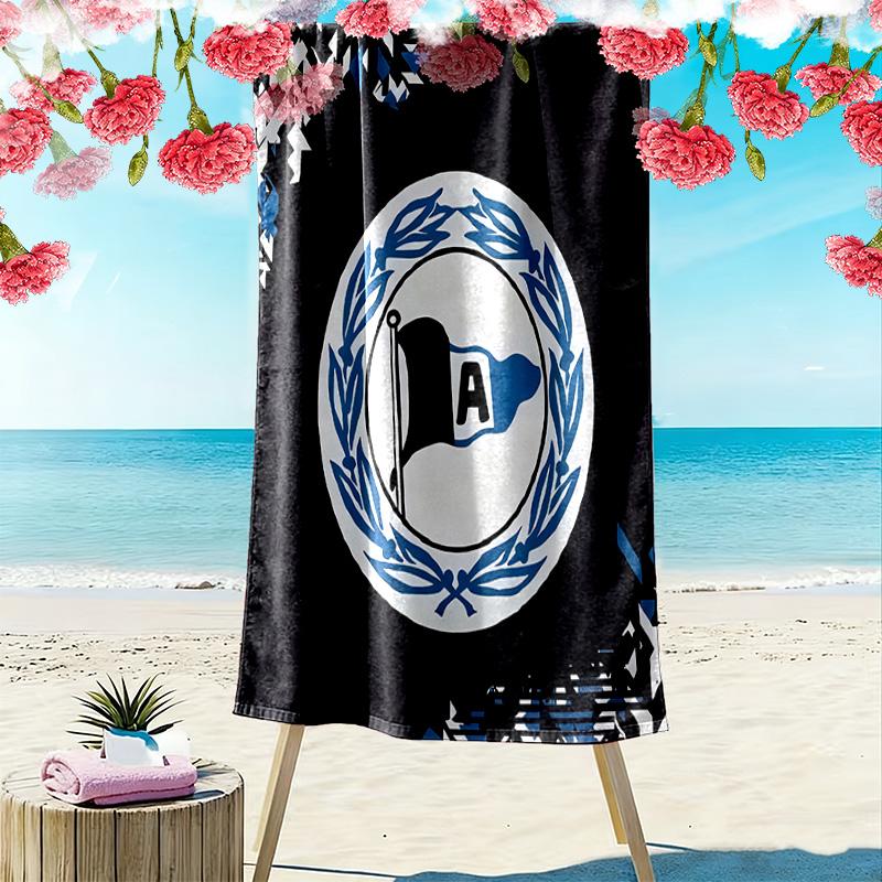 Asciugamano da Spiaggia DSC Arminia Bielefeld, Grande Morbido Asciugatura Rapida per Spiaggia Campeggio Nuoto