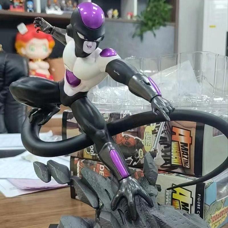 Frieza Figure Gold Freezer Anime Figures Black Frieza GK Figurine PVC Statue Model Doll Collectible Toy Gifts