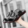 Genuine Leather Non-slip Slippers Men Beach Flip Flops Comfortable Summer Shoes Men Classics Casual Home Slipper Plus Size 39-49