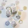 500 Stickers Per Roll, Floral Thank You Sticker Roll, Instagram Style, Nordic Style, Fresh Green Label Stickers, 8 Different Designs