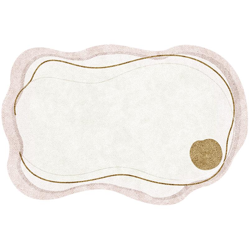 Japanese-style Irregular Carpets for Living Room Decoration Rugs for Bedroom Decor Carpet Non-slip Area Rug Short Pile Floor Mat