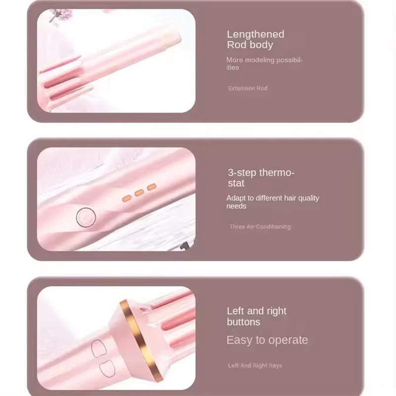 Automatic curling iron professional rotating curling iron electric ceramic curling iron negative ion hair care styling tool