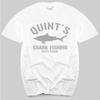 Quints Shark Jaws Inspired Unisexs T Shirt Stephen Spielberg Amity Island Unisexs Top Tees