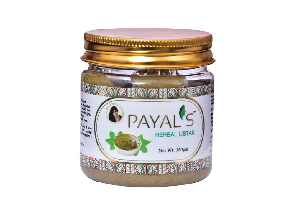 Payal's Herbal Ubtan 150G, Natural Herbal Ubtan For Women, Helps Brighten Up Your Skin And Retain Its Tenderness, Sulfate & Paraben Free, No Color,