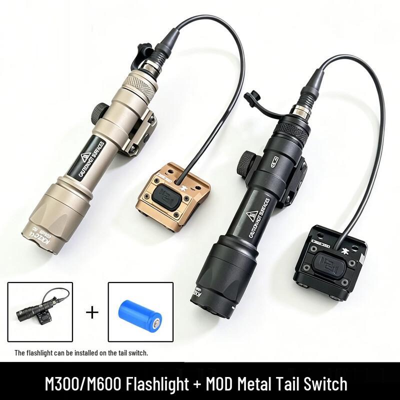 NuFeng Tactical Flashlight with Remote Tail Switch