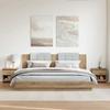 VidaXL Nachttische 2 Stk. Artisan-Eiche 40x30x39 cm Holzwerkstoff