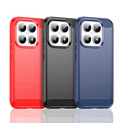 For Cover Xiaomi 17 Case For Xiaomi 17 Pro Max Anti-knock Shockproof Soft TPU Silicone Carbon Fiber Back Case For Xiaomi 17 Case