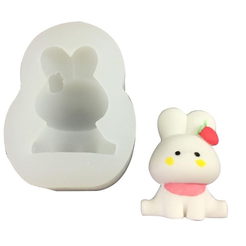 Cartoon Rabbit Silicone Chocolate Mould Cake Decorating Baking Accessories