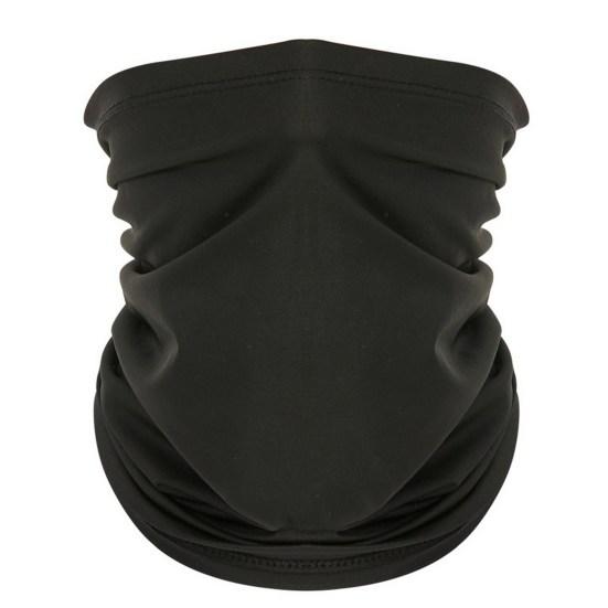 Cycling Face Guard Elastic Sweat Absorption Breathable Fabric Solid Color Windproof Riding Stretchy Sunscreen Face Guard Neck Cover Cycling Supplies