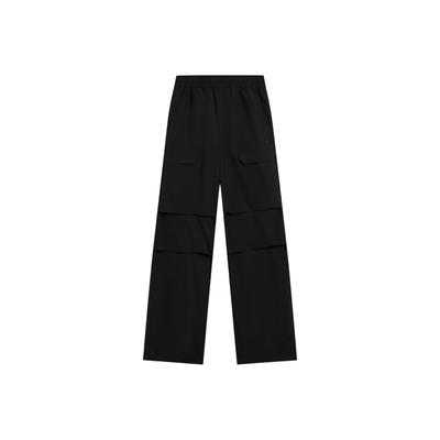 Li Ning Sports Lifestyle Series Logo Embroidered Casual Pants Women Bottoms AYKV896-1