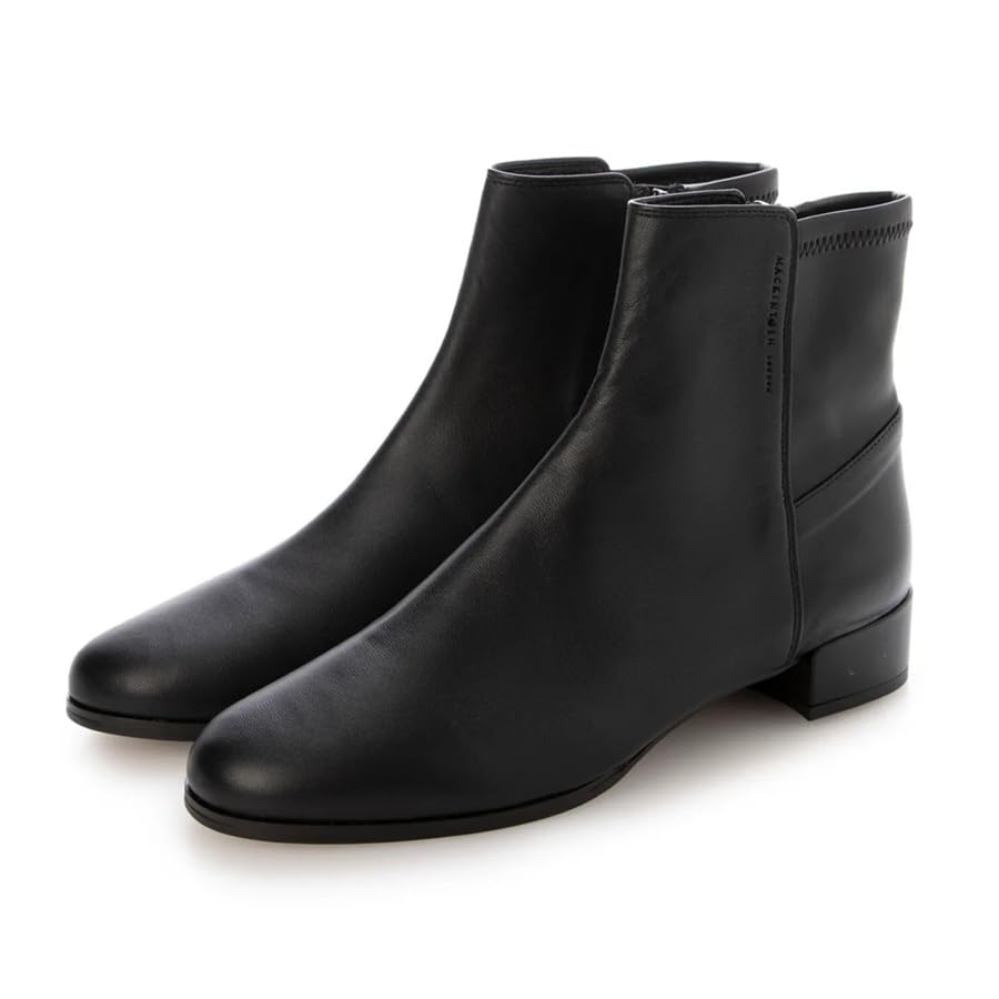 Fashion Boots Back Stretch Short Boots 1375 Black [Mackintosh London]