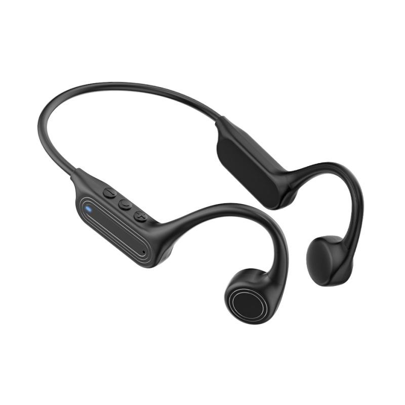 X56 Bone Conduction Bluetooth Headphones: 9-Hour Battery, IPX5 Waterproof, Perfect for Running & Cycling
