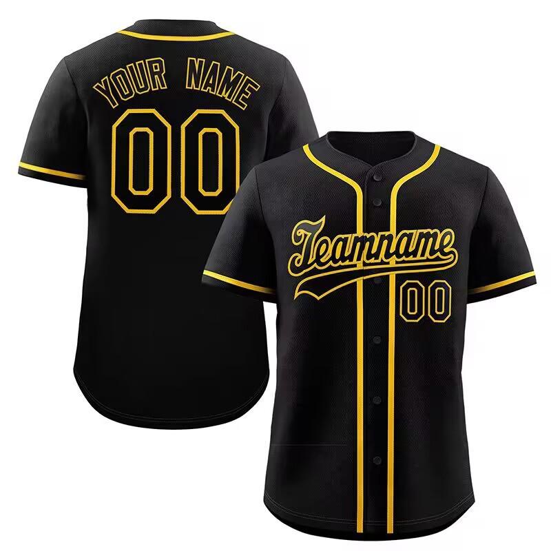 Unisex Quick-Dry Baseball Jersey Short Sleeve Open Front Top Sports Cycling Team Activities