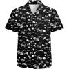 Mens Funny Hawaiian Shirts 3D Graphic Button Down Short Sleeve Tropical Holiday Beach Aloha Shirt