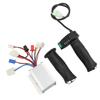 Brushed Motor Speed Controller Throttle Twists Grip Set Comfortable Hand Feeling Throttle Handle Grip 12V 250W