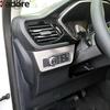 For Ford Kuga Escape -  2024 Carbon Fiber Car Head Light Lamp Switch Button Panel Cover Trim Interior Accessories