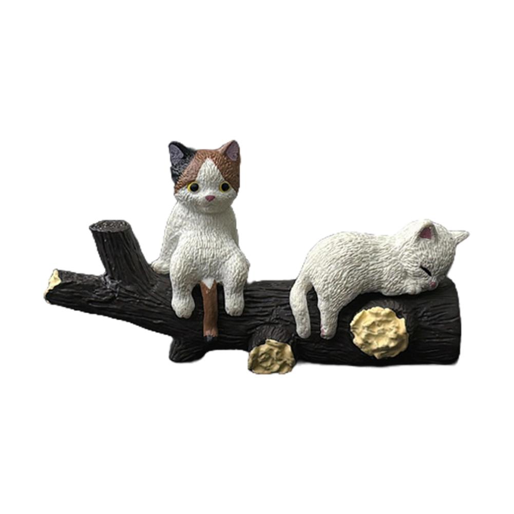 Cute Cat Car Screen Ornaments Multi-Purpose Car Central Control Decor Doll Auto Cartoon Decoration Doll for Car Desktop Decor