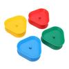 Triangle Shaped Cards Playing Holder 4 Colors Round Edge Spring Design Poker Holder for Adults Children