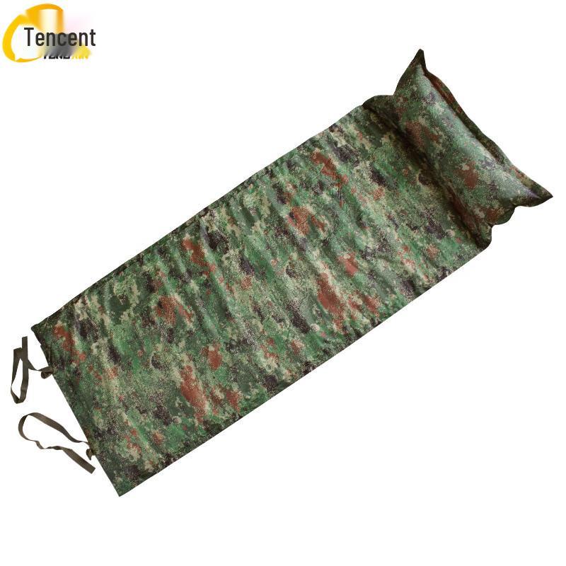 Tengxin 2cm Thick Camouflage Self-Inflating Camping Mat with Pillow