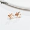 Fashion Genshin Impact Earring Stainless Steel Hydro Dendro Anemo Electro Cryo Pirate Earrings For Women Cosplay Ear StJewelry