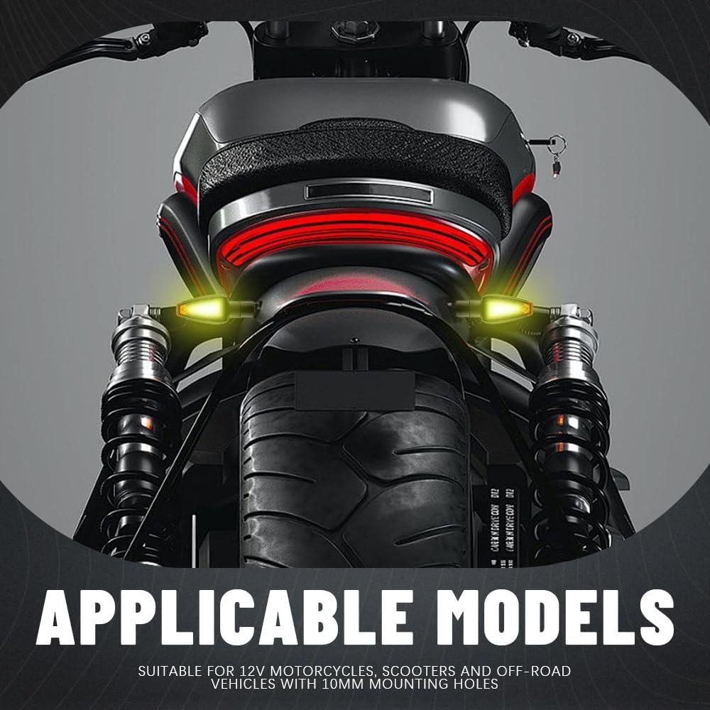 2KS Univerzálne 12V Blikajúce Smerovky Motocyklové LED Svetlá Zadný Blinker Indikátor Koncové Svetlo Pre Cafe Racer Honda BMW Yamaha