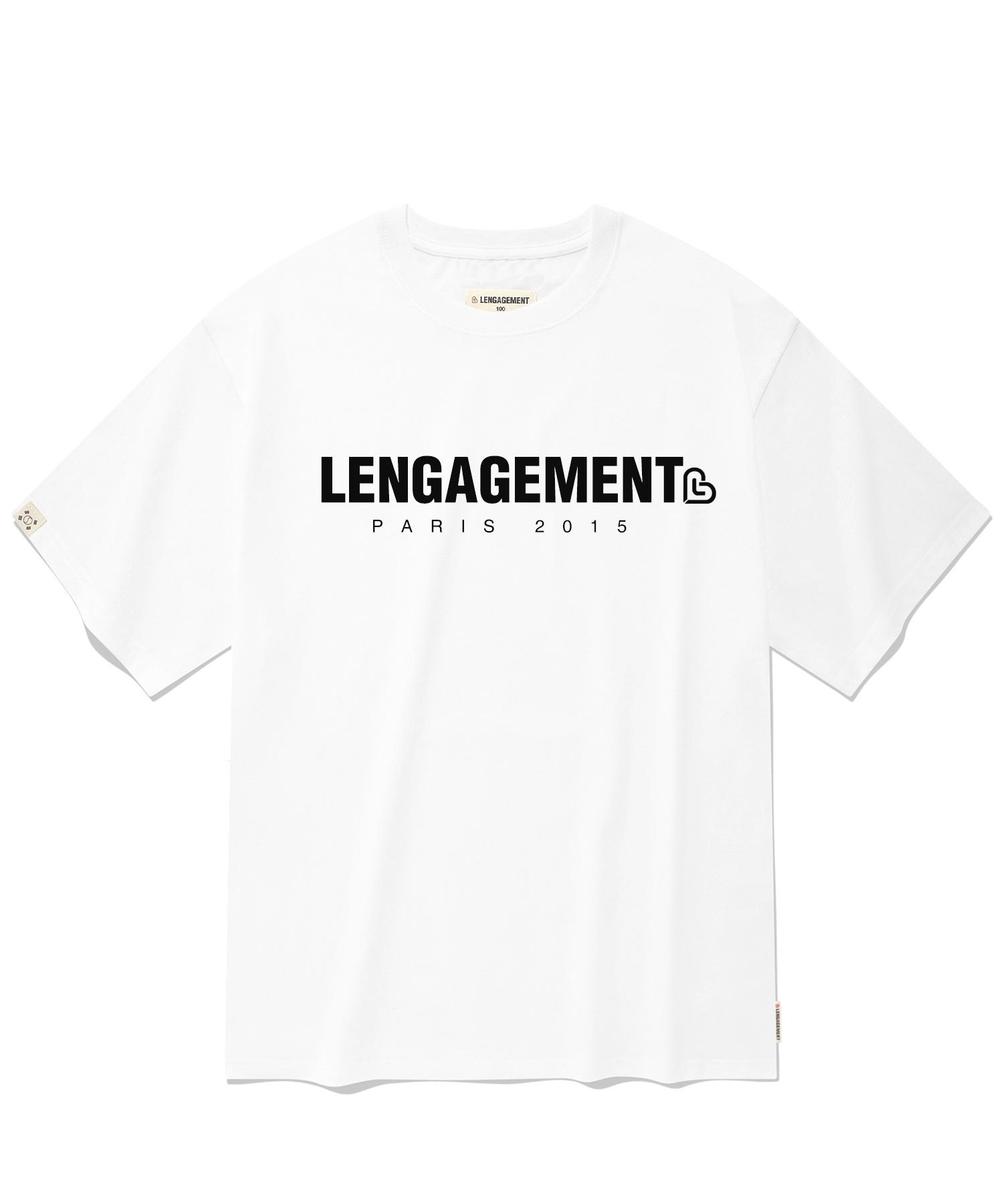 Langajumang Oversized Story Logo Short Sleeve T-Shirt [White] White/95