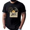 JAZZ LIVE MUSIC FESTIVAL Print Men's Short Sleeve Versatile T-shirt Comfy & Breathable Summer Casual Clothing Woman Streetwear