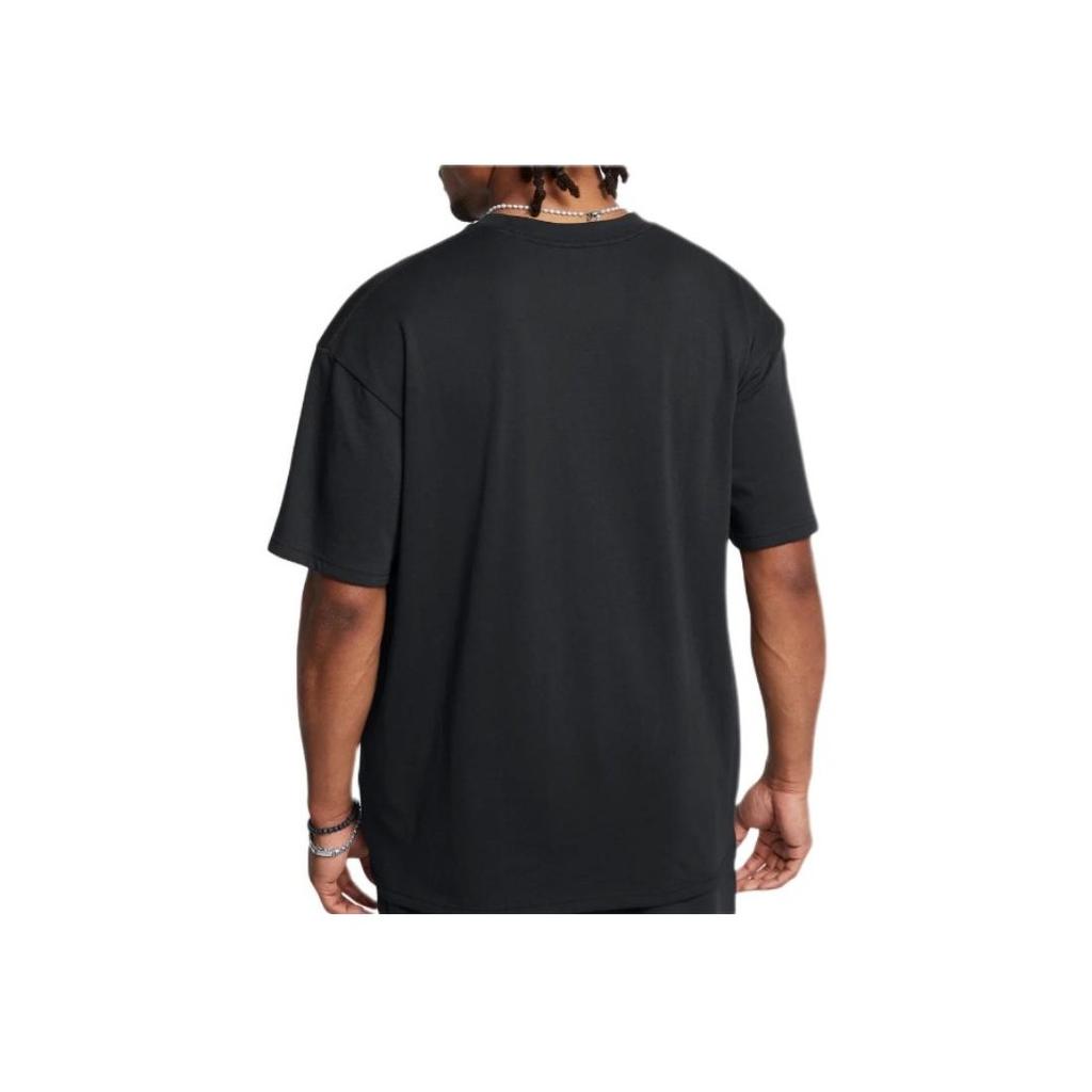 Under Armour UA SM Box Logo Print Versatile Moisture-Wicking Casual Crew Neck Short Sleeve T-Shirt Men T-Shirts Black 1386803-001
