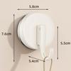 Vacuum Suction Suction Cup Hooks Waterproof Self-adhesive Wall-mounted Hooks Space Saving Reusable No Drilling Hooks Bathroom