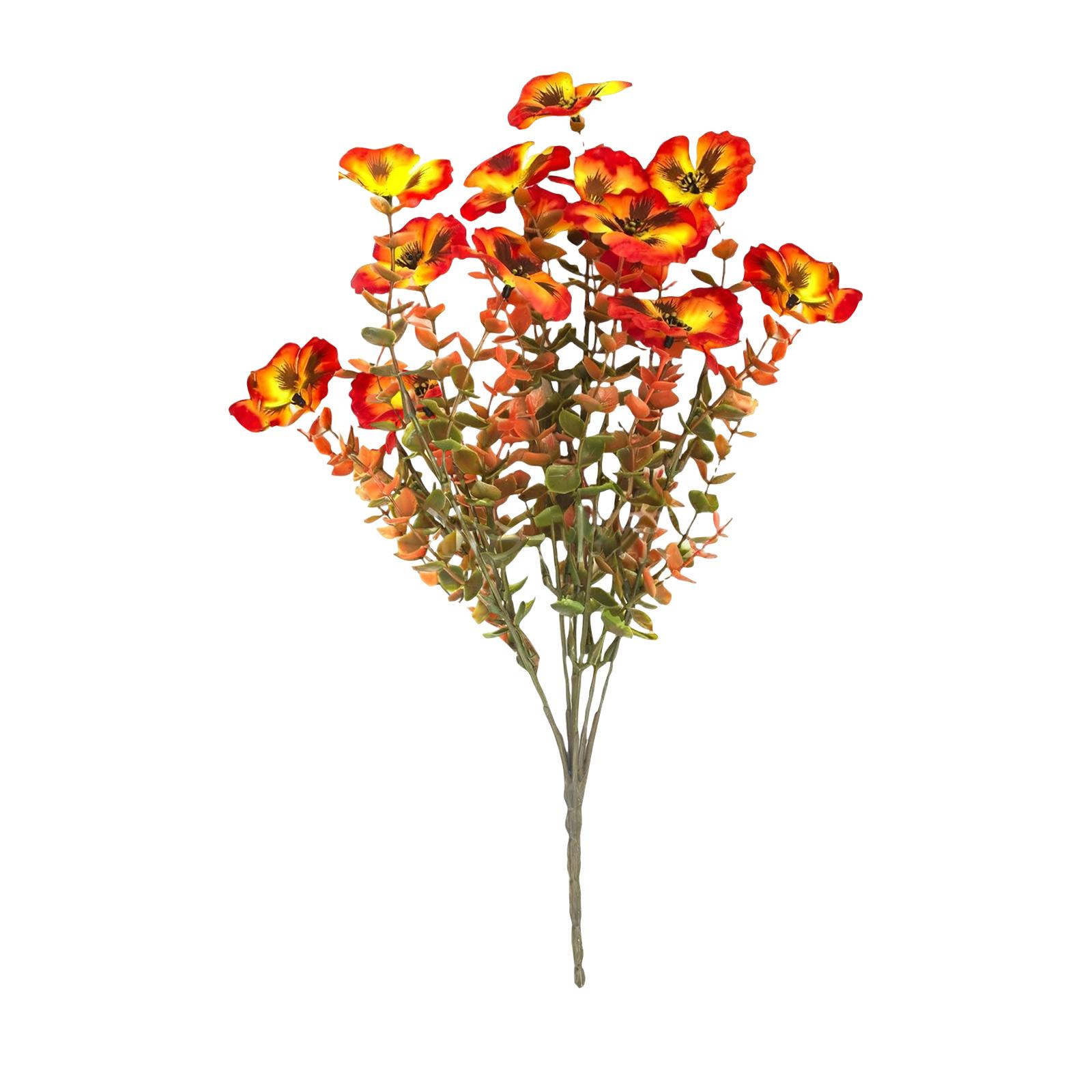 

Artificial Flowers Outdoor Fall Imitation Green Plants For Porch Planters Thanksgiving Decoration - Fake Plants For Garden, Fireplace, Front Door One Size