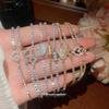 Zircon Heart Bow Pendant Bracelet: Stylish, Versatile Hand Jewelry with a Luxurious, High-End Feel.