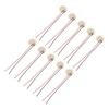 Uxcell Piezoelectric 15mm Piezoelectric Ceramica Ceramica de Uz General pentru Alarme Electronice Senzori Buzzer, Pachet de 10, Sonerie, Buzzer, Grosime 1,7 mm,