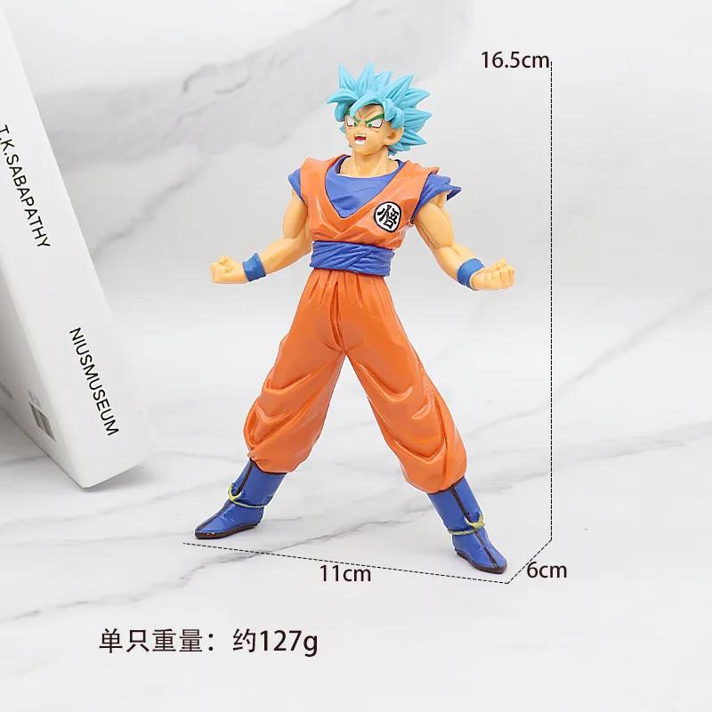 * Hot Sold Dragon Ball Son Goku Super Saiyan Anime Figure Goku Dbz Action Figure Model Gifts Collectible Figurines.
