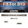 Fit For BYD Seal EV Glossy Black Letter Sticker Modified Overlay Replacement Black Warrior Style Car Emblem