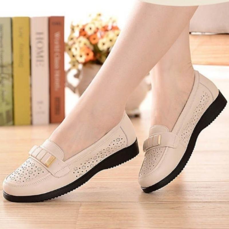 WTEMPO Туфли из мягкой кожи для пожилых людей среднего возраста ...