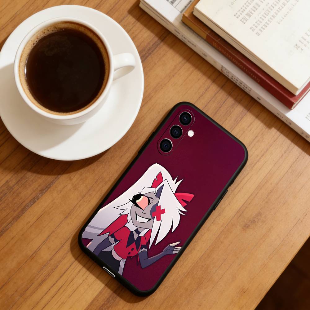 Hazbin Hotel Vaggie Phone Case For Samsung Galaxy A73,A72,A71,A70,A53,A52,A51,Others Soft Black Cover
