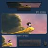 Creative PU Leather Mouse Pad Oversized Dragon Ball Computer Keyboard Pad Son Goku Animation Boys Anti-slip Mouse Pad Game E-sports Special Table Mat