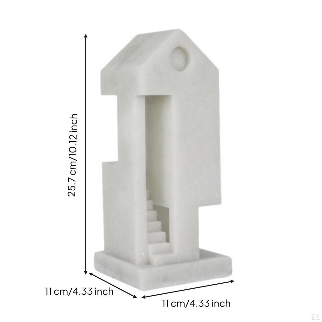 Architectural Sculpture Modern Abstract Minimalist Tabletop Decor for Aesthetic Minimalism