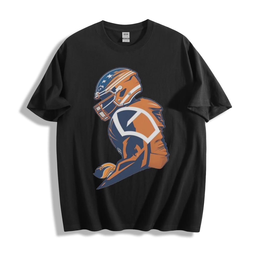 Football Player Graphic T-Shirt