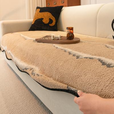 Light Luxury Plush Sofa Cushion, Universal Non-Slip In All Seasons, Advanced Sofa Protection, Dust-Proof Seat Cushion