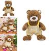 Plush Teddy Bear Sitting Pose With Straps For Kids And Women Soft Cushion