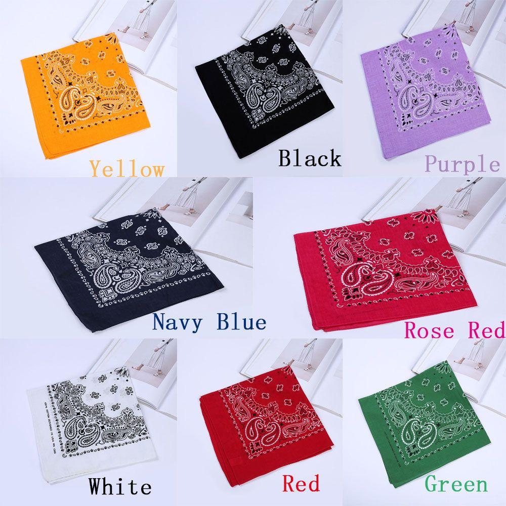 Hair Accessories Wrist Cuff Hip Hop Outdoor Sports Square Scarf Headband Sports Headscarf Bandana