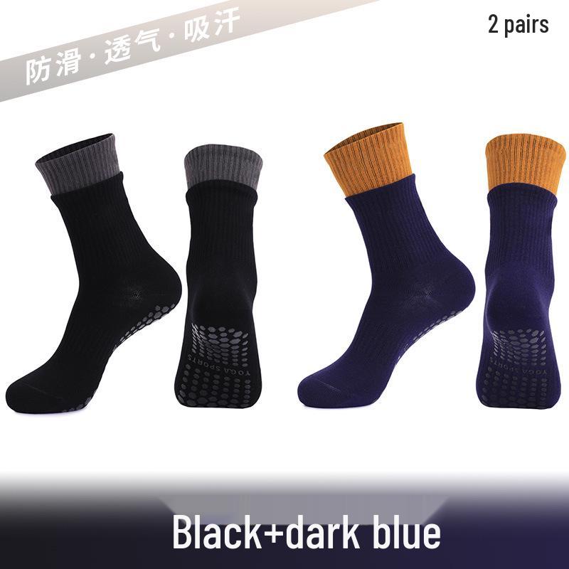 

Women s Non-slip Breathable Knee-high Yoga Socks - Silent Silicone Indoor Fitness Pilates Socks One Size