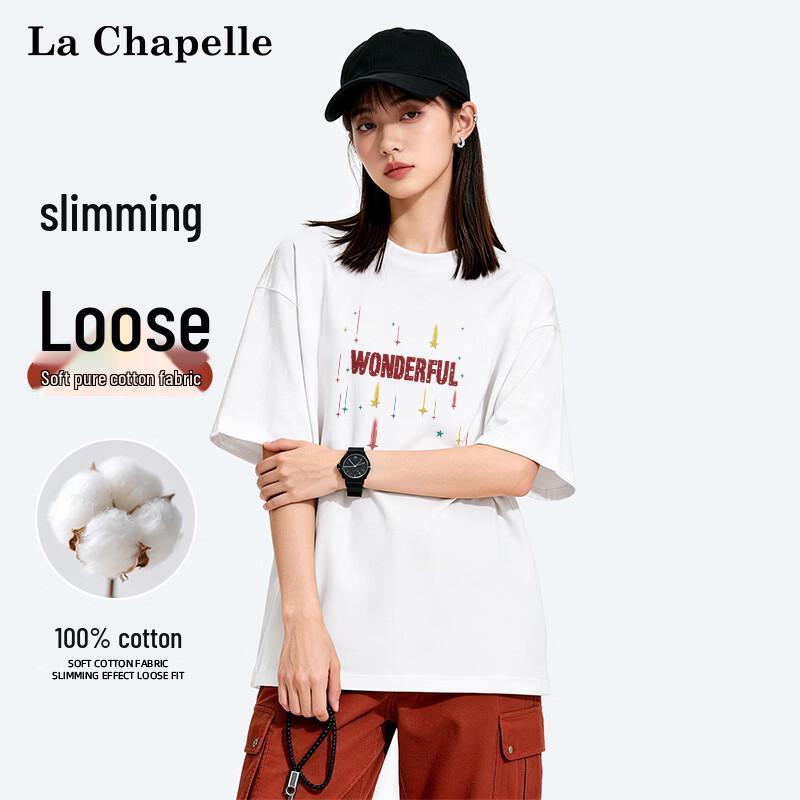 

La Chapelle Unisex Pure Cotton Short Sleeve T-Shirt L