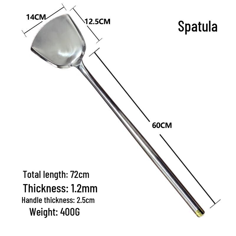 304 Stainless Steel Square Head Spatula
