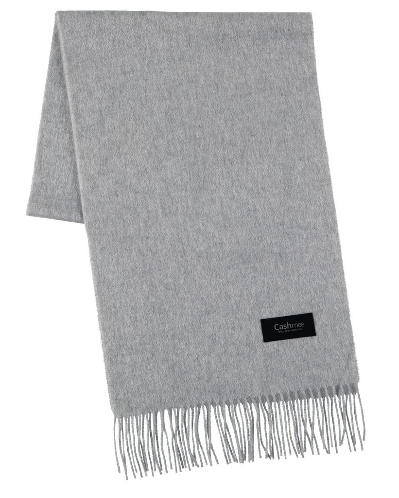 Cashmee35 Cashmere Basic Wave Long GRAY 100% Scarf/Alnilam (D0265)