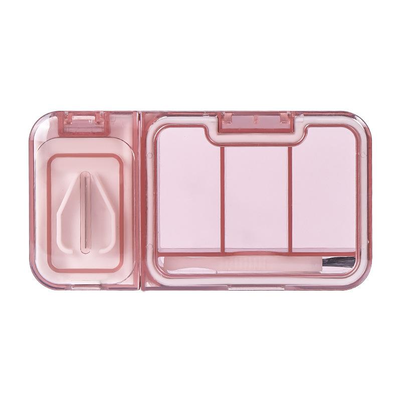 Multi Functional Medicine Box Cutting Device 3 in 1 Pill Case with 3 Compartments for Large Capacity Medicine Box Grinding